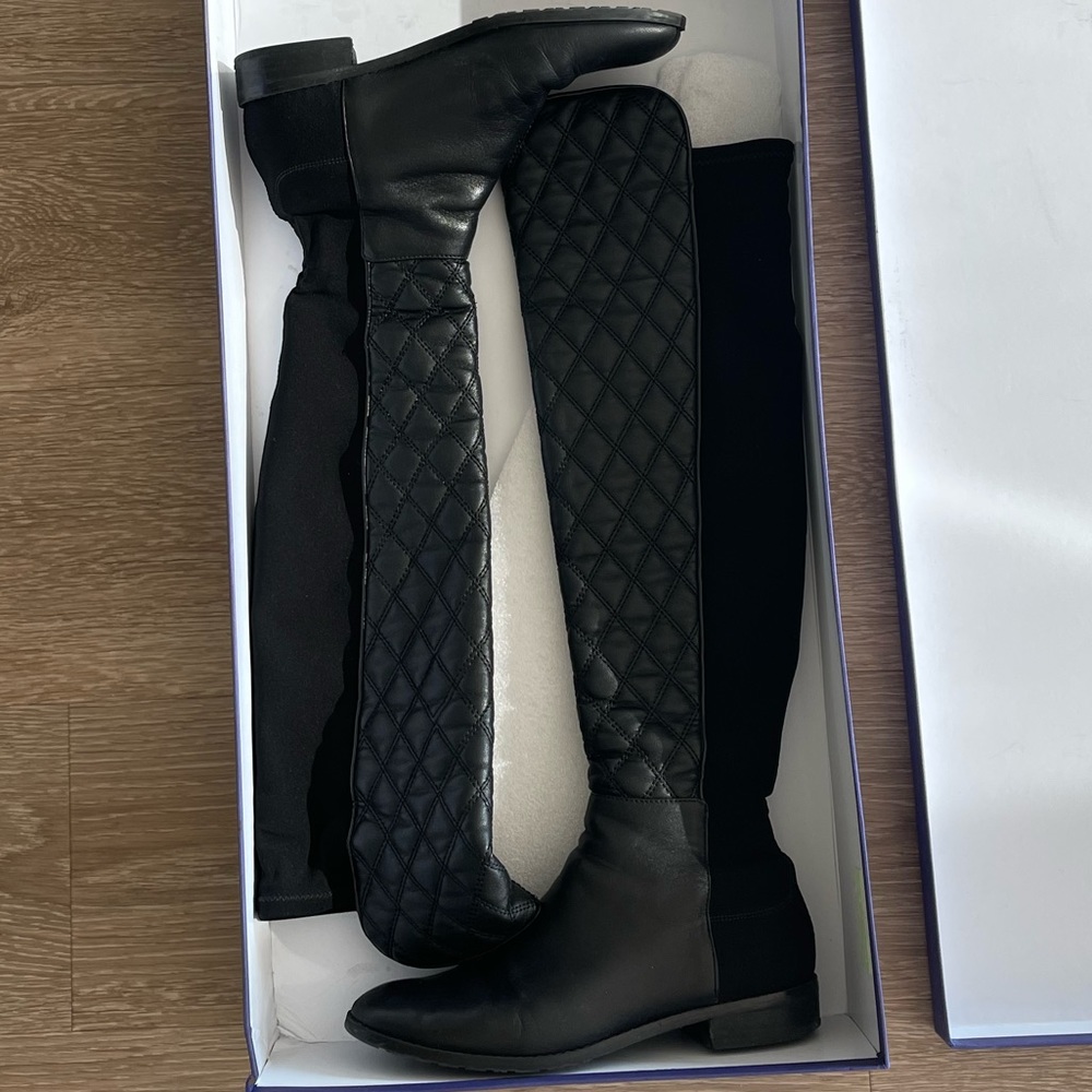 Stuart Weitzman Quilt Boots